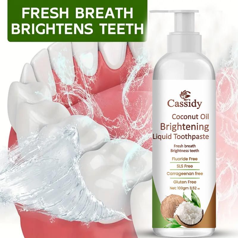 COCONUT OIL BRIGHTENING TOOTHPASTE | 200GM | Pack of 2