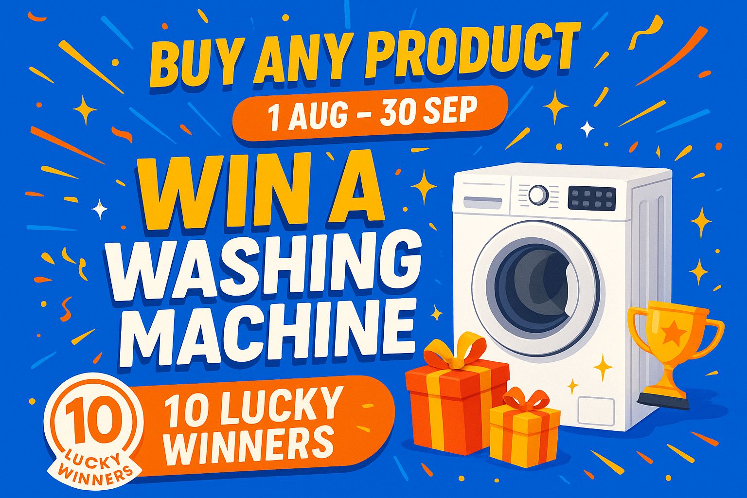 Washing Machine Giveaway Banner